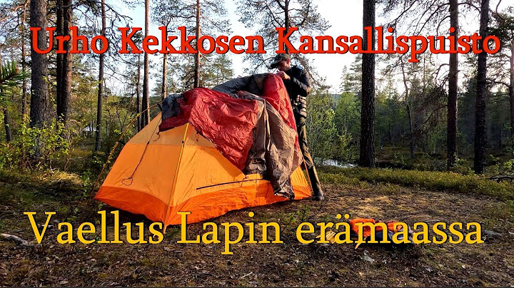 Urho Kekkosen Kansallispuisto vaellus Lappi erämaa Anterinmukka autiotupa