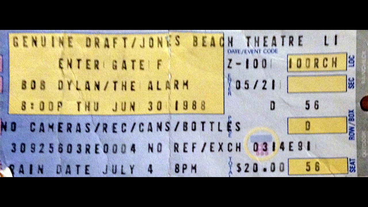 Bob Dylan - Wantagh, 30 June 1988 [audio]
