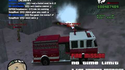 GTA SA:MP - ArgonathRPG - Fireman mission