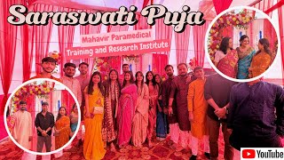 Download Lagu Saraswati Puja At my MAHAVIR Paramedical College // MPTRI // #collegevlogs  MP3