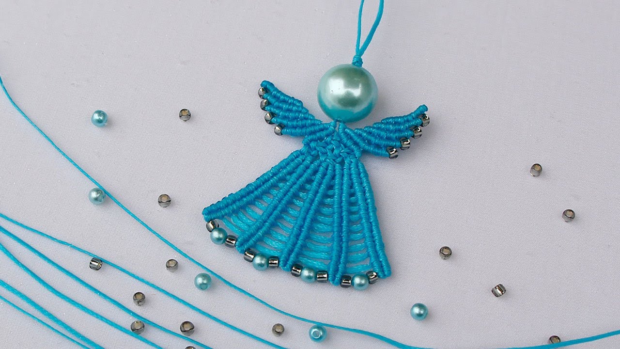 МАКРАМЕ АНГЕЛ. MACRAME ANGEL.