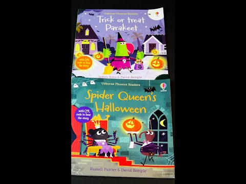 #shorts | Usborne's Halloween Phonics Readers | Spider Queen's Halloween | Trick or Treat Parakeet