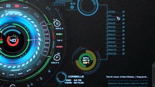 Shield os Tech Hud Remix Rainmeter jarvis iron man theme WIP screenshot 4