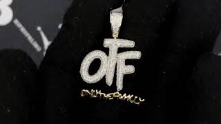 Custom OTF Only The Family .75cttw Diamond Pendant in 10K Yellow Gold