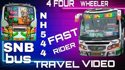 covai to erode SNB bus 🔥🔥🔥bus travel video