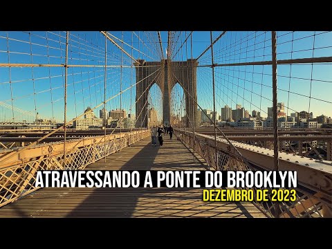 Vídeo: Pegue a ponte do Brooklyn, pegue uma balsa de volta