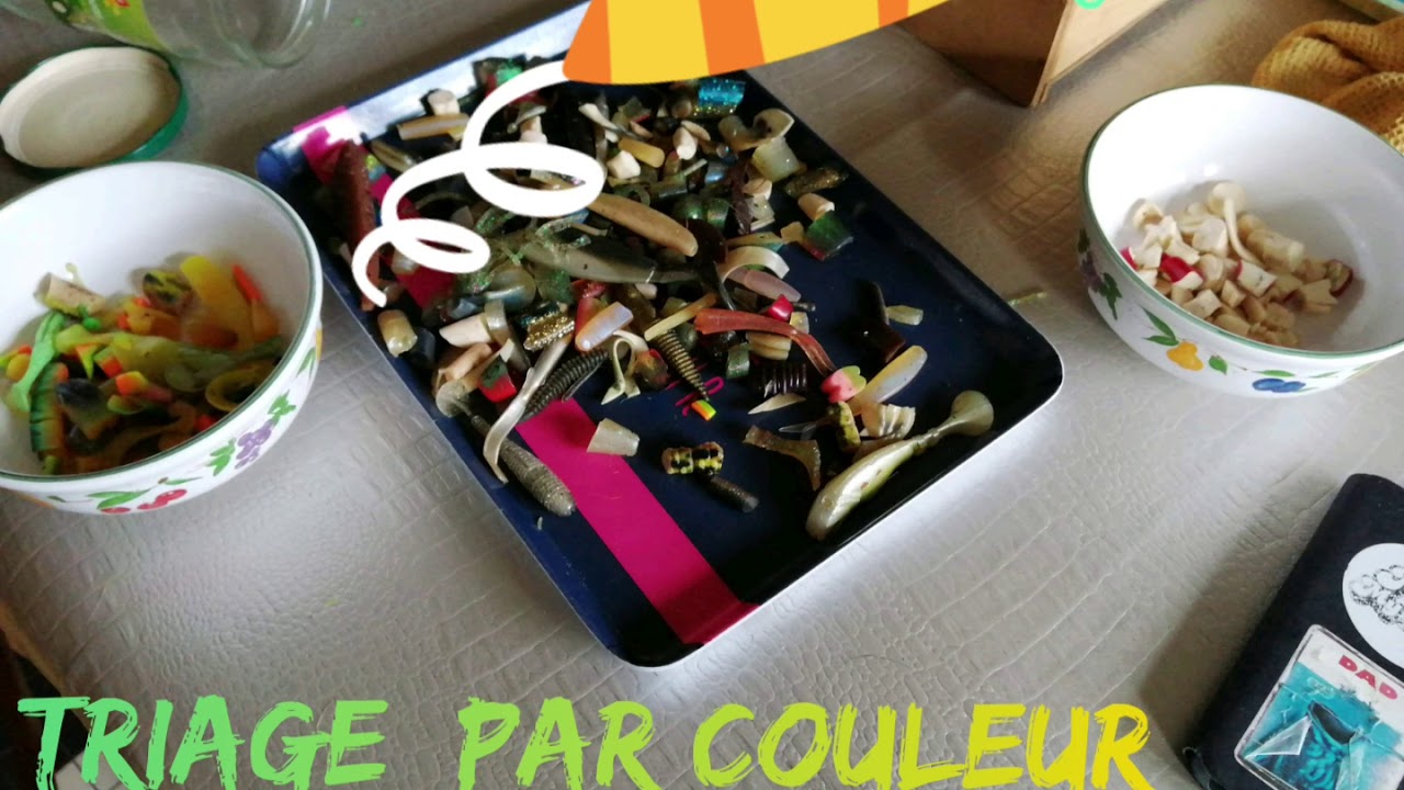Session RECYCLAGE et COULAGE de Vieux LEURRES SOUPLES  HS  ..🛠
