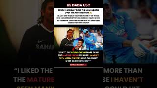 Sourav Ganguly Says Young Dhoni Was More Dangerous Than Mature Dhoni