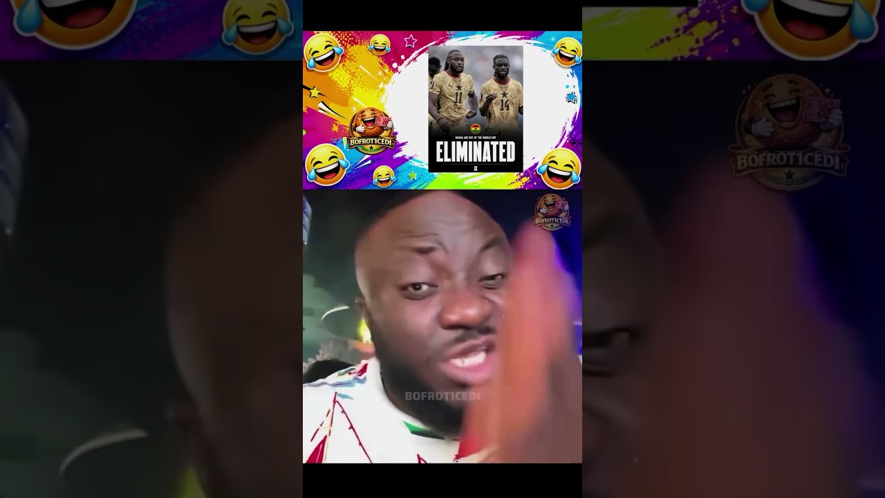 🇬🇭 GHANAIANS REACTION TO GHANA’S DEFEAT CORE‼️😂😭 #ghanavscolombia #fifaworldcup2026 #ghanablackstars