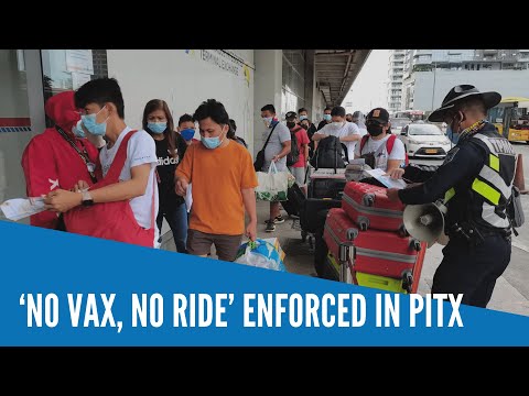 ‘No vax, no ride’ enforced in PITX