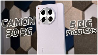 4 Pros and 5 Cons of Tecno Camon 30 5G 😣😣 - Do NOT Buy before watching this..! [HINDI]