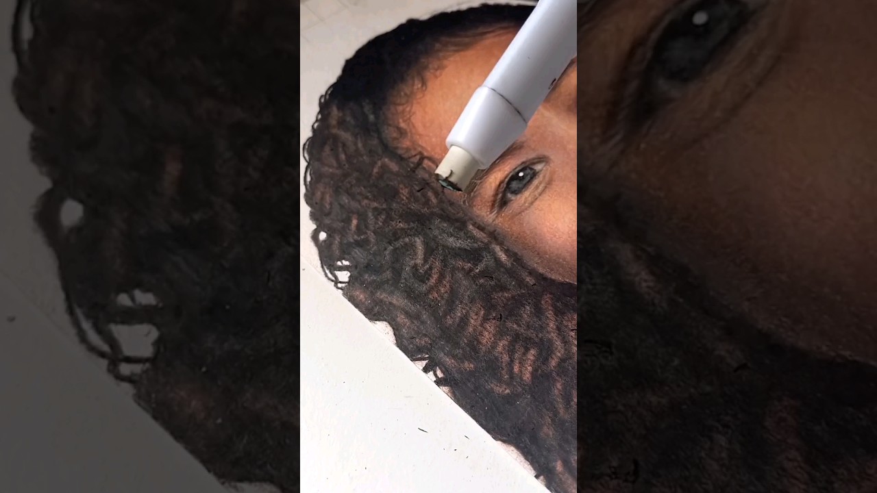 Como Fazer Cachos no Desenho ❤️🙃 