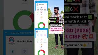 SSC GD (2026) mini mock test ✅ target CISF 🎯🚨@##!!
