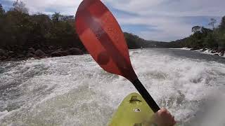 Kayak no Rio das Mortes. Mato Grosso, Brazil.