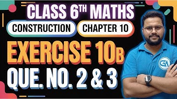 Class 6 RS Aggarwal Construction Ex 10B Q2 & Q3 | Angle Construction with Compass | By Ashutosh Sir