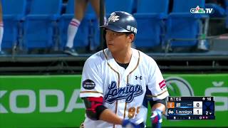 20180815 一軍 統一@LM 朱育賢打擊逐球
