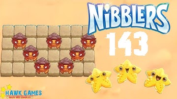 Nibblers - 3 Stars Walkthrough Level 143