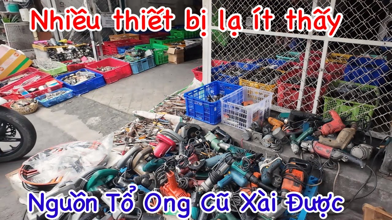Phát Hiện Thêm Mấy Cửa Hàng Bán Nhiều Thiết Bị Lạ Ở Nhật Tảo | Có Nguồn Tổ Ong Cũ Xài Ngon