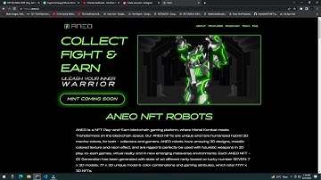 ANIMATED NFT LANDING PAGE MADE IN REACT JS BY Z1TECHS | ANEO.IO | 2500$ PROJECT