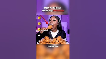When the mukbang starts talking back 😭
