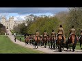 Prince Philip: King's Troop Royal Horse Artillery rehearse in Windsor days before funeral