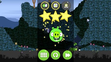 Bad Piggies 4-27 3 Star - Flight in the Night