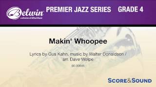 Makin' Whoopee, arr. Dave Wolpe – Score & Sound