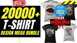 20K t shirt design bundle deals chep price