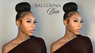 HOW TO: Ballerina Bun / Sock Bun Tutorial