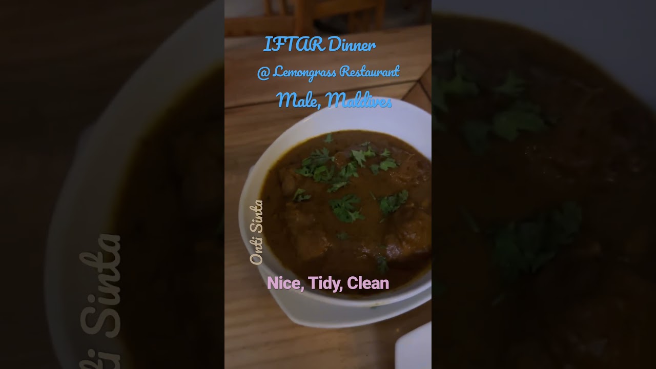 Iftar Dinner in Male Maldives. Ramadan in Maldives #shorts #maldives