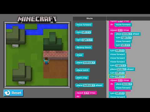Minecraft block programming