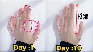 TOP EXERCISE FOR FINGER &amp; HAND | The best way to make lean + longer Finger, Get perfect Hand