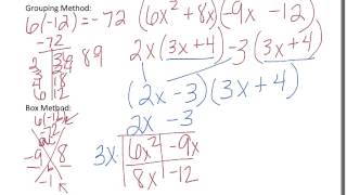 2 2a Factoring Review