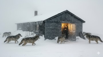 Trapped in a Deadly Snowstorm COLD (-52°F) Snowstorm and wolves, I