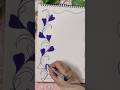 Front Page Design for Project File | Super Easy Flower Border #art #short #drawing #satisfying