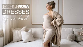 HUGE DRESS HAUL  Fashion Nova 