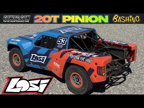 Losi 5ive TE 3.0 20t Pinion and Spare Tire Removal