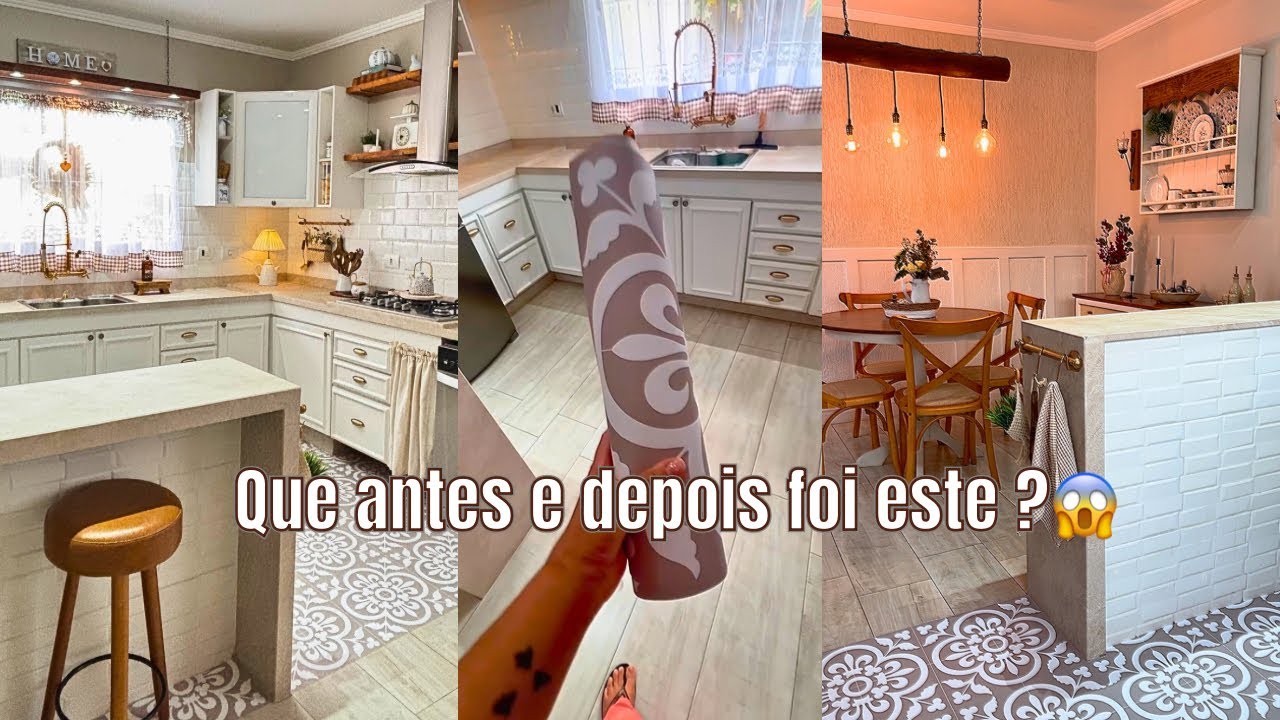 MUDEI MINHA COZINHA TOTAL COM UMA IDEIA BEM DIFERENTE