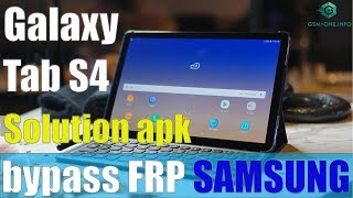 How to Bypass FRP Lock SAMSUNG GALAXY Tab S4 (SM-T835) Android 8.1