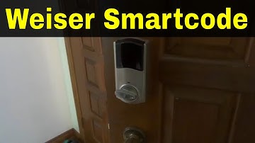 How To Change Batteries On A Weiser Smartcode Lock-Tutorial