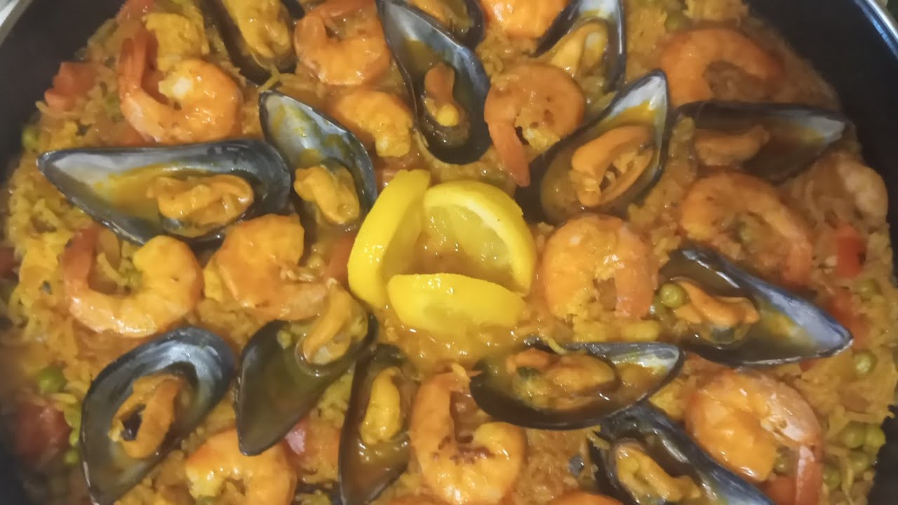 بايلا بالدجاج والحوت 👌 بطريقة ساهلة و المذاق روووووووعة😍