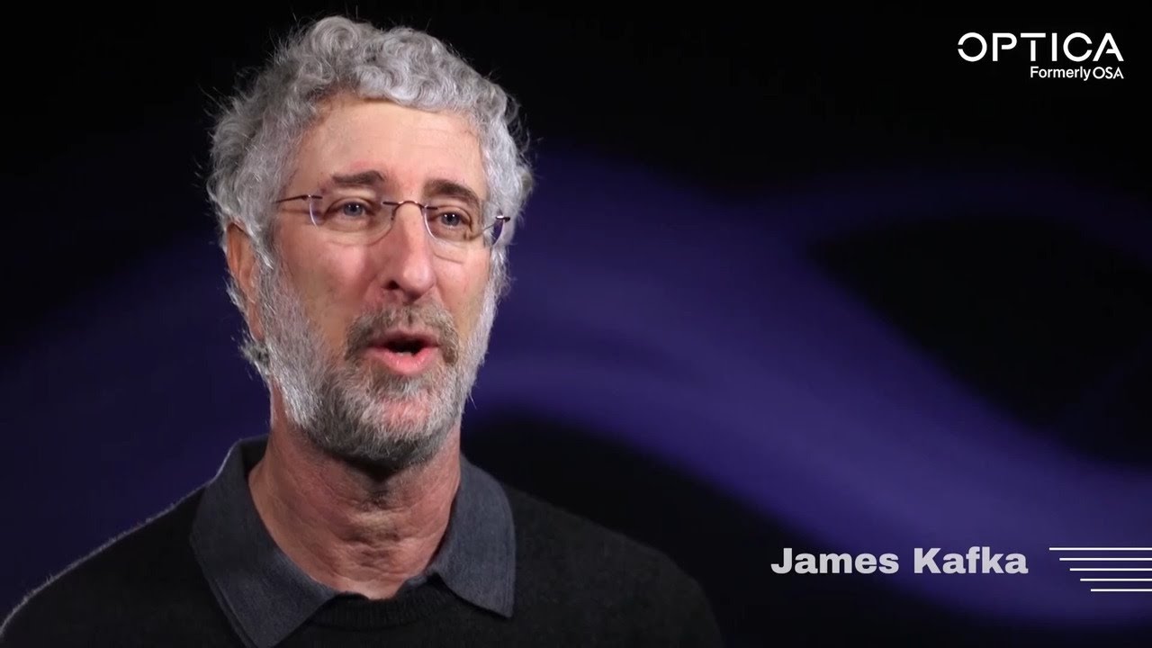 James Kafka shares his journey in optics--Optica Stories - YouTube