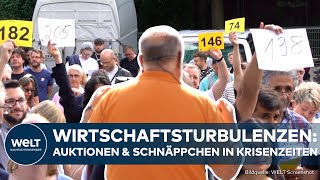 WIRTSCHAFTSTURBULENZEN IN DEUTSCHLAND 📉 Auktionen & Schnäppchen in Krisenzeiten