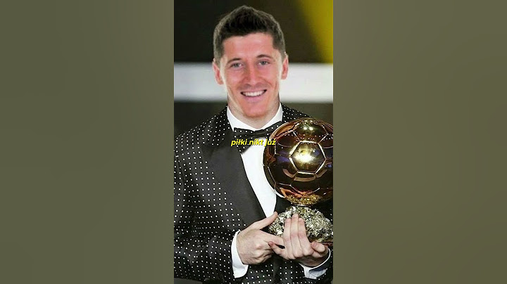 LEWANDOWSKI DOSTAŁ ZŁOTĄ PIŁKĘ 😱