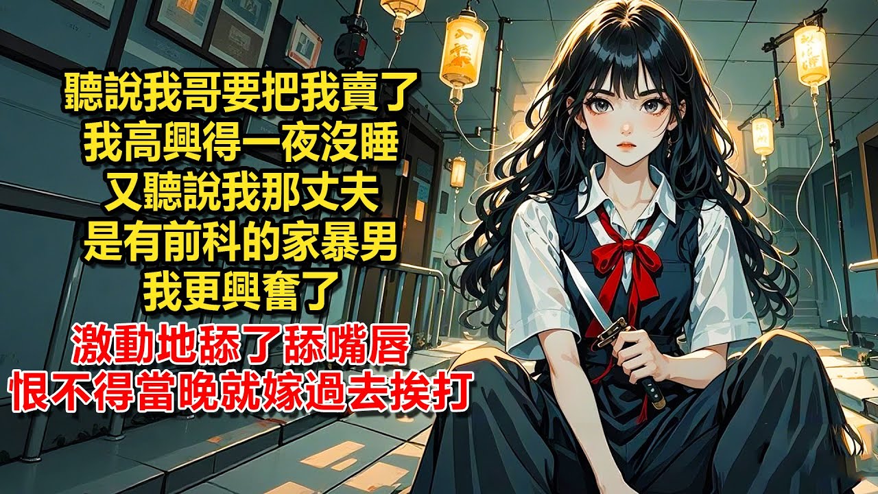 聽說我哥要把我賣了，我高興得一夜沒睡。又聽說我那丈夫是有前科的家暴男，我更興奮了，激動地舔了舔嘴唇，恨不得當晚就嫁過去挨打。