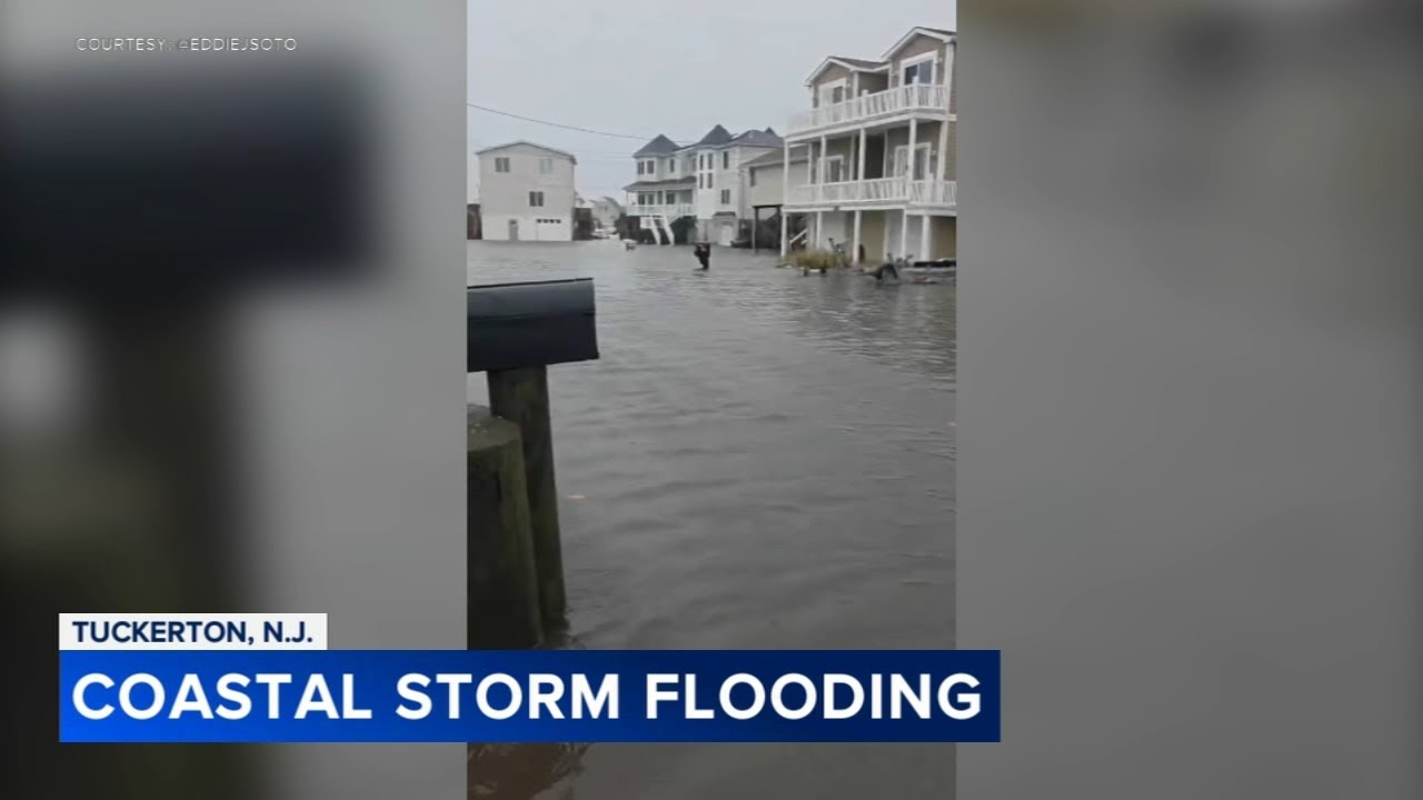 Coastal storm moves out after final surge of flooding to Jersey Shore ...
