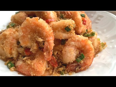 Crispy Garlic Fried ShrimpIncredible Easy amp Delicious! Chinese Popular Dish   