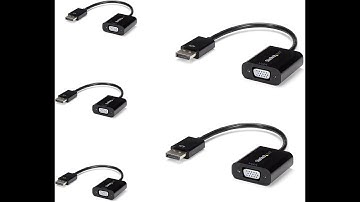 StarTech.com 5-Pack DisplayPort to VGA Adapter Review - Pros & Cons - DisplayPort to VGA adapter