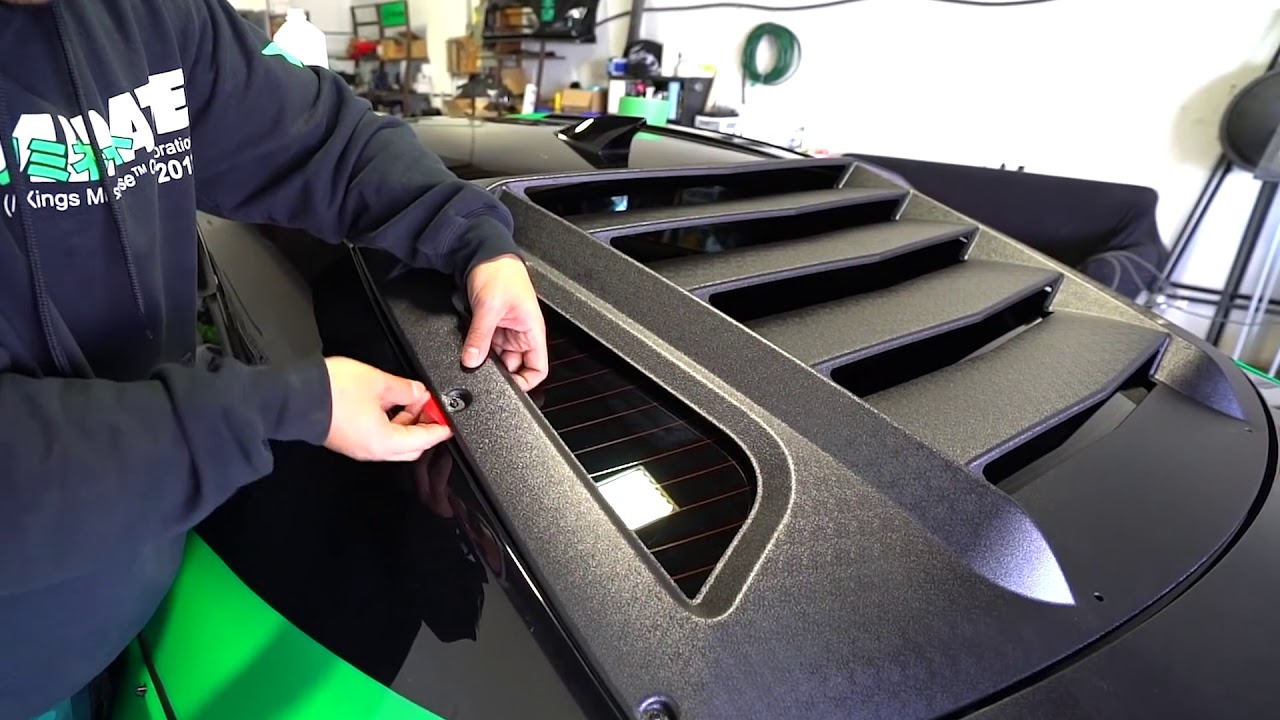 Rear Window Louver Installation YouTube