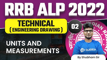 RRB Assistant Loco Pilot (ALP) 2022 | Technical by Shubham Sir | Units and Measurements | CL 02